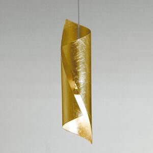 Knikerboker Hué lampada a sospensione 8x37 cm foglia oro