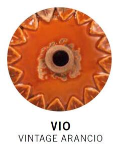 Plafoniera 1 luce - C132 - Vintage Collection - Ferroluce Retrò VIO (Vintage arancio)