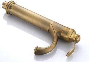 Antico scaldabagno vintage – ugello completo per acqua calda e fredda – antico bollitore in rame, ugello vintage dipinto – 1 pezzo
