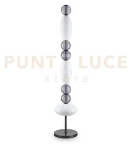 Lumiere lampada da terra led 3000k 58w 7550 lm in metallo e vetro