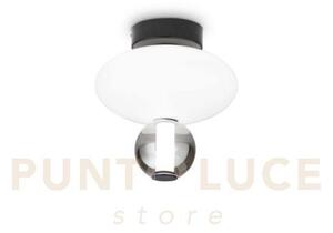 Lumiere lampada da soffitto led 3000k 18w 2250 lm in metallo e vetro