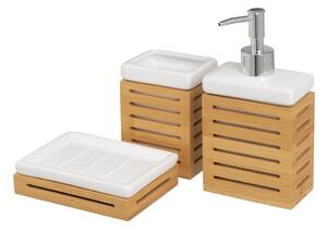 Set di accessori da bagno in bambù in colore naturale - Casa Selección