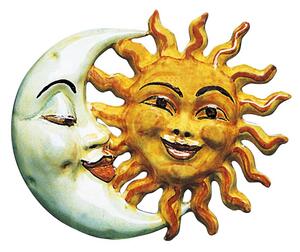 Abbraccio Sole - Luna - Simonetti ceramica di Castelli S