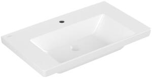 Villeroy & Boch Subway 3.0 lavabo à poser, 1 trou pour robinet, sans trop-plein, non rectifié, 800x470mm, 4A7081RW, 4A7081RW