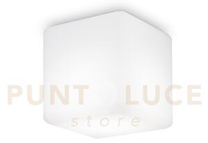 Luna plafoniera da esterno ip44 1 luce attacco e27 20x20cm