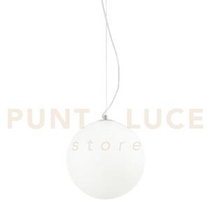 Mapa bianco lampadario a sospensione 1 luce attacco e27 d.30cm