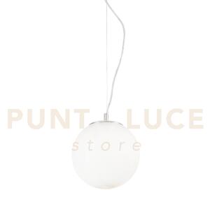 Mapa bianco lampadario a sospensione 1 luce attacco e14 d.20cm