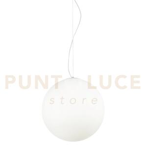 Mapa bianco lampadario a sospensione 1 luce attacco e27 d.40cm