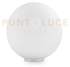 Mapa lampada da tavolo sfera bianca acidata 1 luce attacco e27 h.42cm