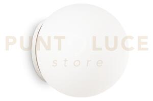 Applique a parete mapa bianco 1 luce attacco e27 in vetro bianco so