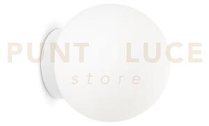 Applique a parete mapa bianco 1 luce attacco e27 in vetro bianco so