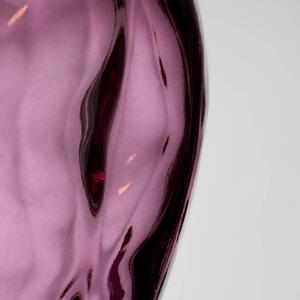 Quintiesse Lampada da tavolo Samara paralume in tessuto base in vetro Ø 45,7 cm, rosa