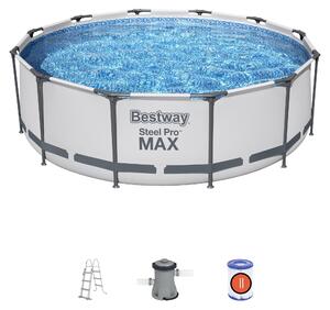 Piscina con struttura rotonda Steel Pro MAX 366x100 cm Bestway 56418