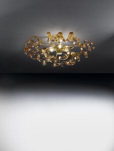 Plafoniera 3 luci oro - 205.340 - Collezione Astro - Metal Lux Trasparente