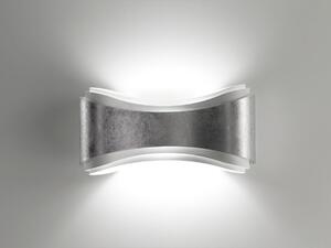 Applique 1 luce - 1034 - Ionica Selene Foglia argento
