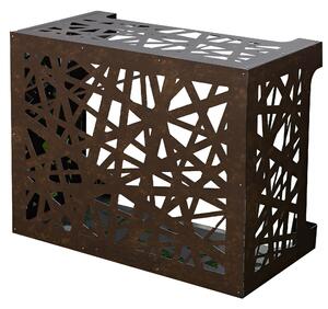 Copricondizionatore copertura per climatizzatore ARTIST 86x44xh 68 cm in alluminio colore CORTEN