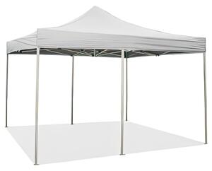 Gazebo richiudibile pieghevole 3 x 6 altezza totale 3 mt Mimetico ricoperto in PVC bloccabile in quattro altezze diverse impermeabile colore Bianco