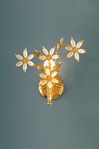 Applique 1 luce vetro Murano - 503/A1- Sweet Flower - Arredoluce Cromo
