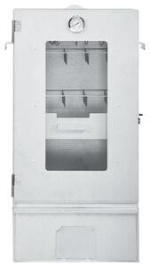 Forno Affumicatore BBQ con Tavolino in Acciaio Zincato