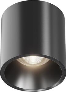Plafoniera a LED Maytoni ALFA nera, dimmerabile, 12 W, 4000 K bianco neutro, IP20