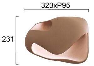 Applique DEBBY 1xG9/8W/230V marrone