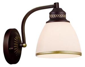 Lampada da parete CLAIR 1xE27/40W/230V marrone/oro