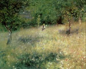 Pierre Auguste Renoir - Stampa artistica Spring at Chatou c 1872-5, (40 x 35 cm)