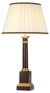 Lampada da tavolo Louviers marrone e crema 1xE27x60W in legno, dimensioni: 83x46,5x13,5 cm, IP20, Designer's Lightbox