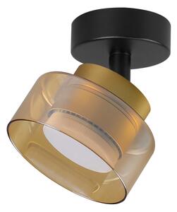 Brilagi - Faretto LED RGB dimmerabile AURA LUX 1xGX53/14W/230V Wi-Fi Tuya nero/oro