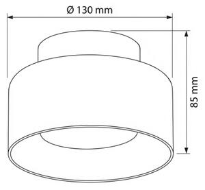 Brilagi -LED RGB dimmerabile faretto AURA LUX 1xGX53/14W/230V Wi-Fi Tuya nero/fumé