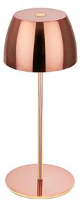 Briloner - Lampada da tavolo LED MINI per esterni, dimmerabile e ricaricabile, con controllo touch, 2,5W/5V, IP44, 1800 mAh, finitura ramata