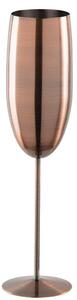Paderno Calice Flute Champagne 27 cl In Acciaio Inox Color Rame Anticato