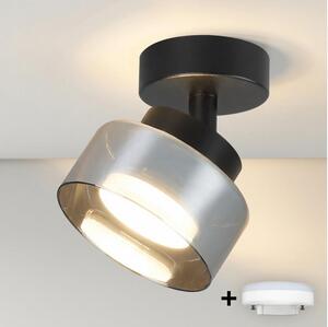 Brilagi - Faretto LED RGB dimmerabile AURA LUX 1xGX53/14W/230V Wi-Fi Tuya nero/fumé