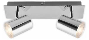 Briloner 2731-028 - Faretto da bagno BANYO 2xGU10/5W/230V cromo lucido