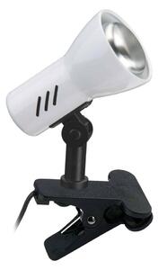 Briloner 2794/016P - Lampada con clip 1xE14/40W/230V nero/bianco