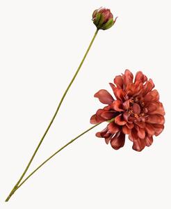 Set di 4 fiori artificiali fatti a mano Zinnia