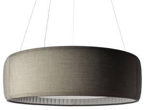 Luceplan Silenzio sospensione LED, grigio Ø 150 cm