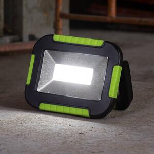FH Lighting Faretto da esterno a LED ricaricabile 850946, nero/verde, lunghezza 16 cm dimmerabile, Nero, Plastica, Moderno