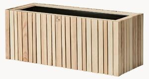 Fioriera in legno di frassino con sistema di auto-irrigazione GrowWIDE