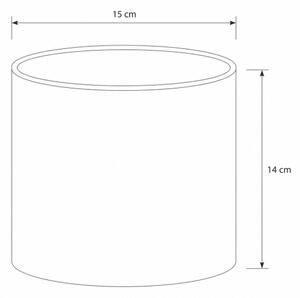 Brilagi - Paralume universale BOBO E27, diametro 15 cm, bianco con decorazioni a tema animali