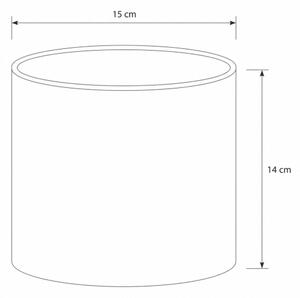 Brilagi - Paralume universale BOBO E27, diametro 15 cm, bianco/orsetti