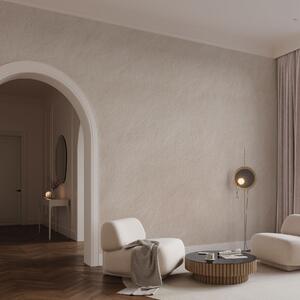 Carta da parati Sfondo beige chiaro in stile intonaco decorativo, minimalista, con effetto pietra, Carta da parati Buffer, w09800 : Uwalls.it
