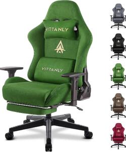 Sedia da gioco, regolabile in altezza, girevole a 360°, verde