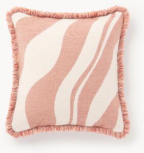 Copricuscino jacquard con frange Rui