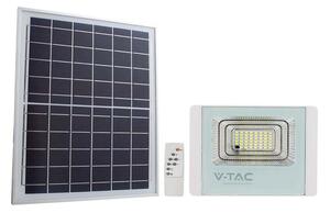 V-TAC faro led16W ad alimentazione solare con pannello fotovoltaico batteria sostituibile 6400K IP65 - 10407