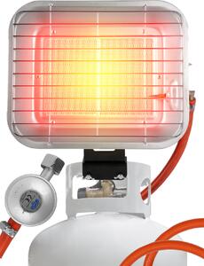 Riscaldatore a gas radiante MalTec Gazcamp Portabottiglie radiante 4,5kW Sunshine Camping incl. tubo del gas