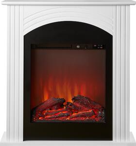 Set per caminetto elettrico Sureflame Henlow, bianco, 27", da appoggio, dimensioni 75 cm x 70 cm x 22 cm, potenza termica 1 kW - 2 kW, effetto fiamma a LED