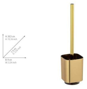 Set di accessori da bagno dorato in plastica Auron - Wenko