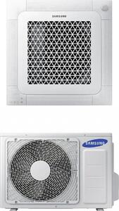 Samsung Climatizzatore a Cassetta 4 Vie Mini 9000 btu Monosplit Condizionatore con Pompa di Calore Classe A++/A+ (Unit Interna + Unit Esterna) co