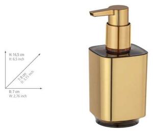 Set di accessori da bagno dorato in plastica Auron - Wenko